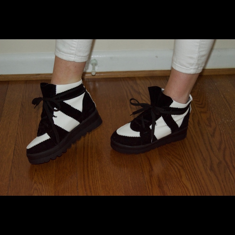 Suede Platform Sneakers